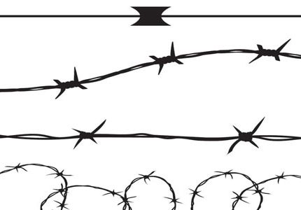 سیم خاردار حلقوی سوزنی قطر 90